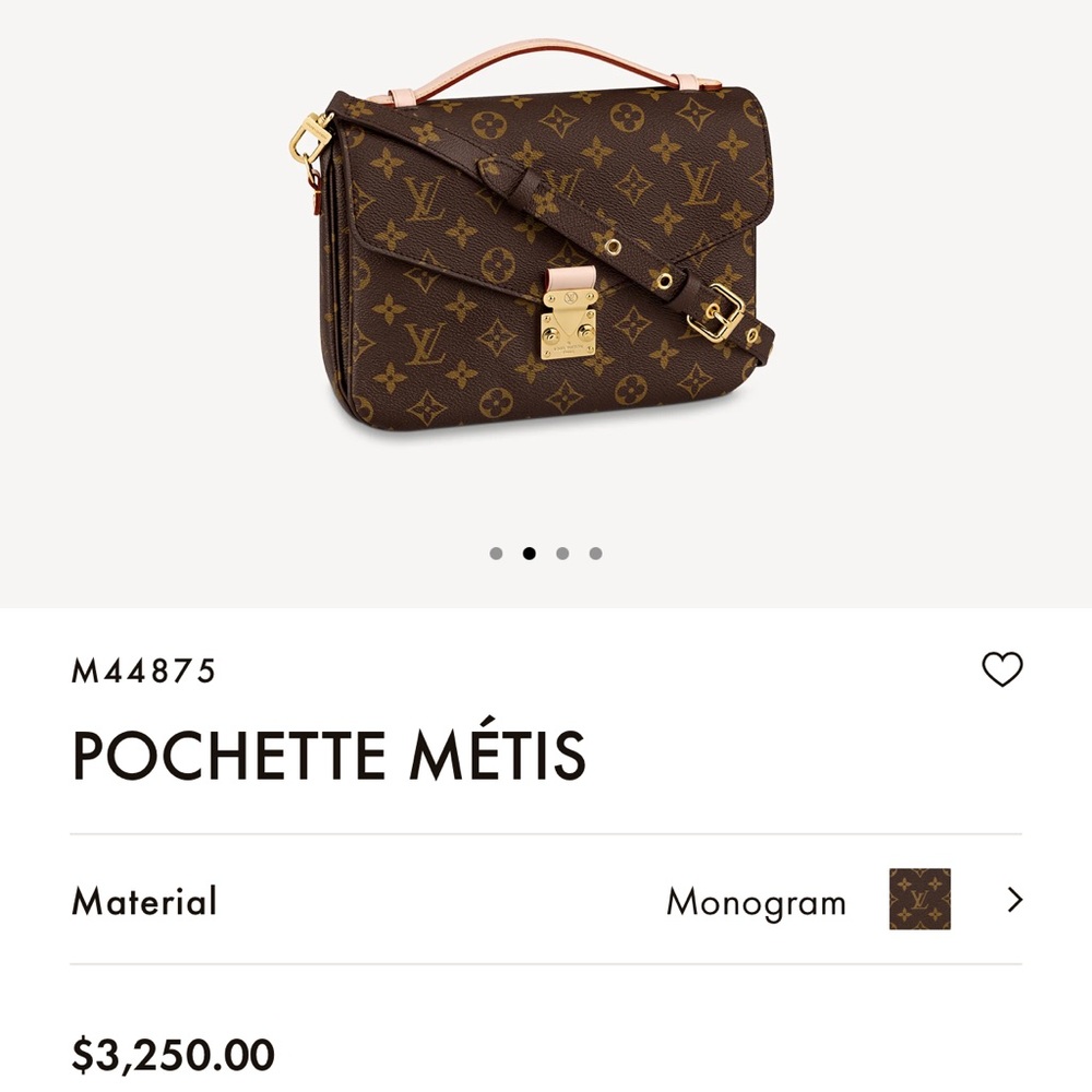 POCHETTE MÉTIS LOUIS VUITTON BOUGHT ON FASHIONPHILE DATA CODE SD1198 - Picture 1 of 12
